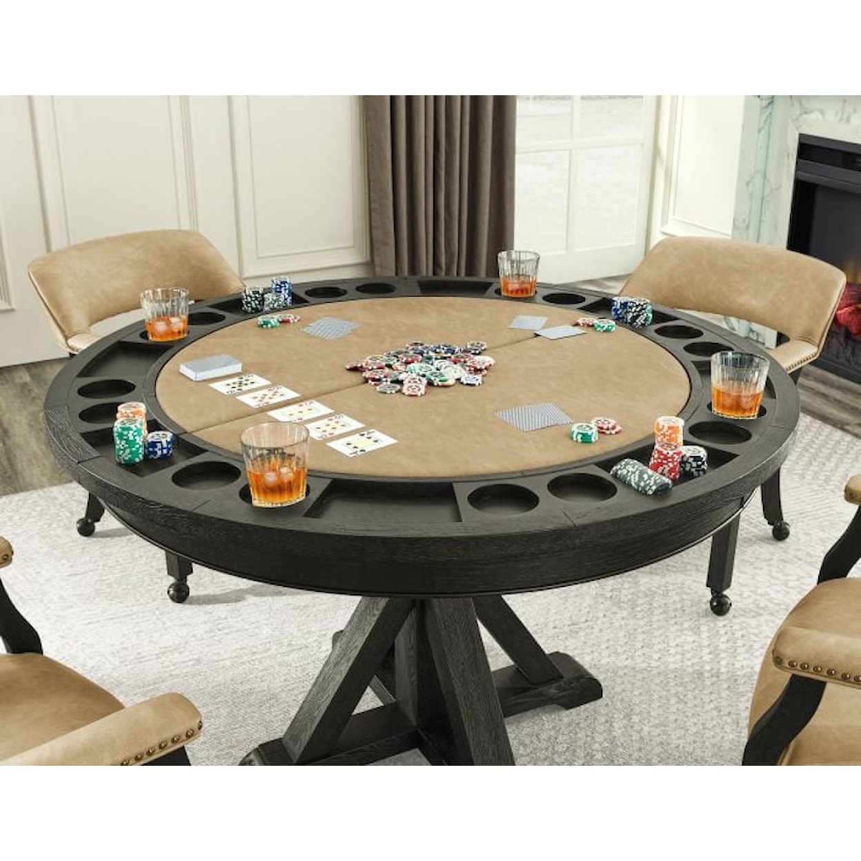 Steve Silver Rylie 6-Piece Game Dining Set