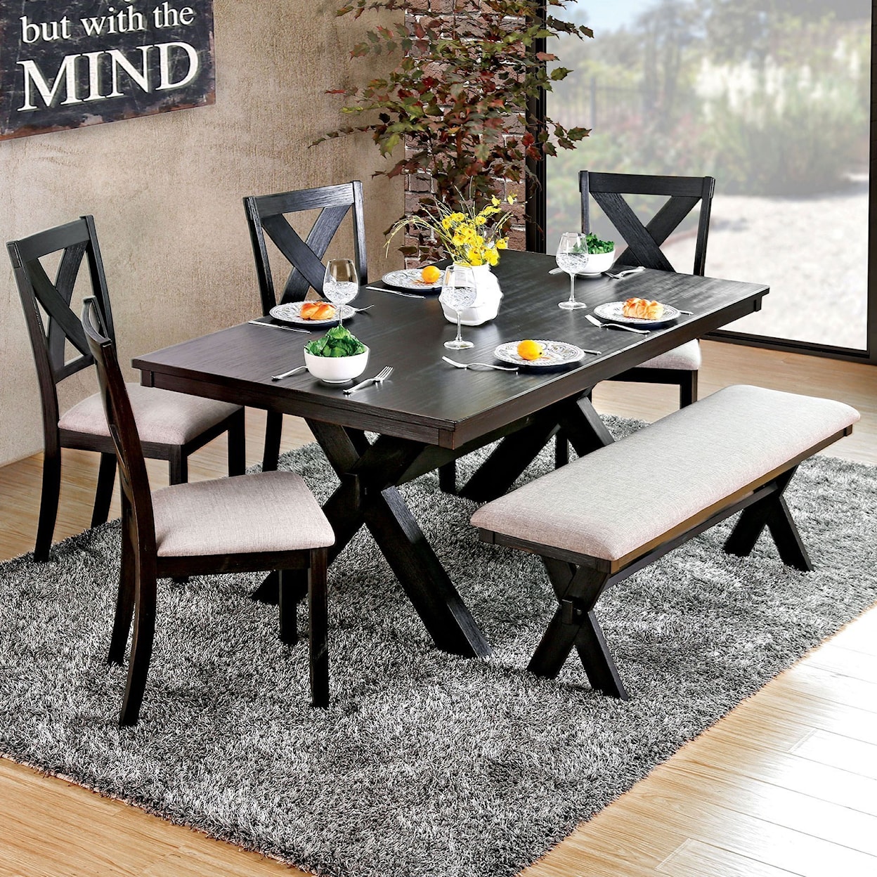 Furniture of America Xanthe Dining Table