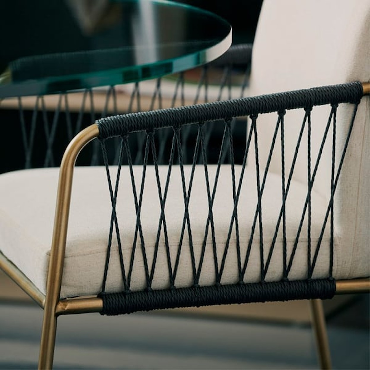 Caracole Modern Remix Remix Woven Dining Chair