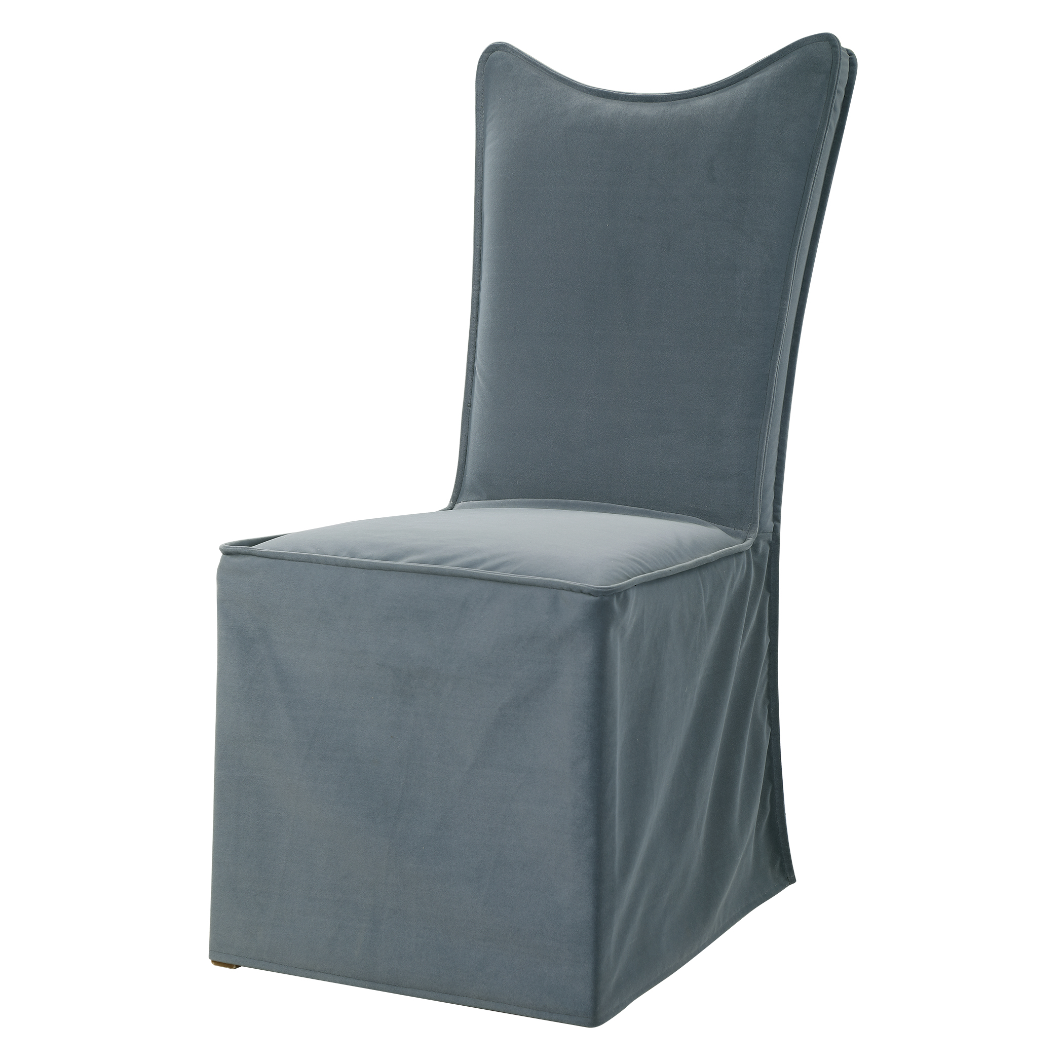 Delroy Armless Chair Gray Set Of 2