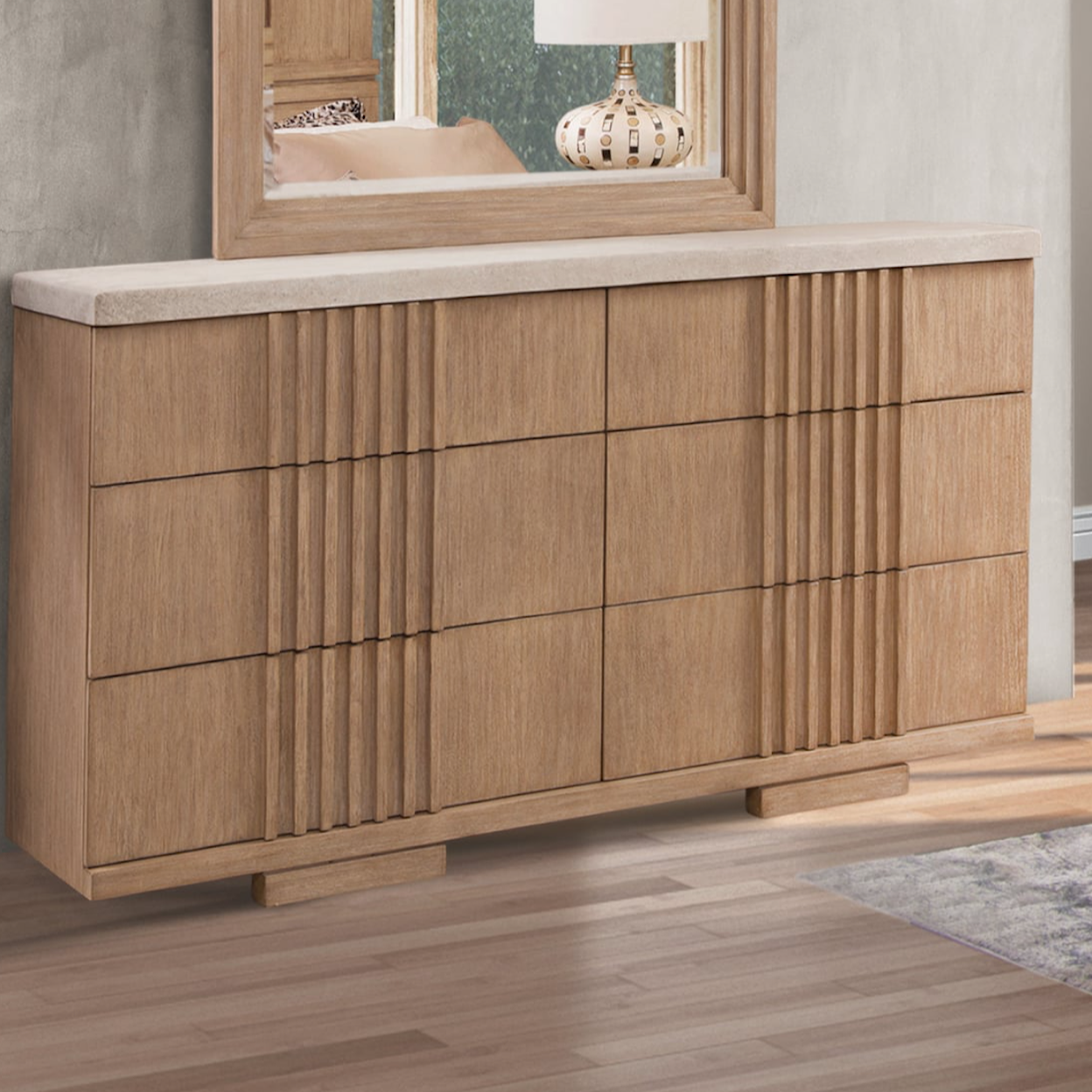 American Woodcrafters Ambria 6-Drawer Dresser