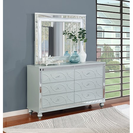 6-drawer Dresser w/ Mirror