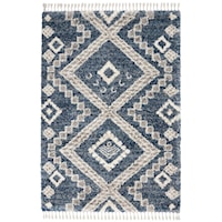 4' x 6' Denim Blue Rectangle Rug