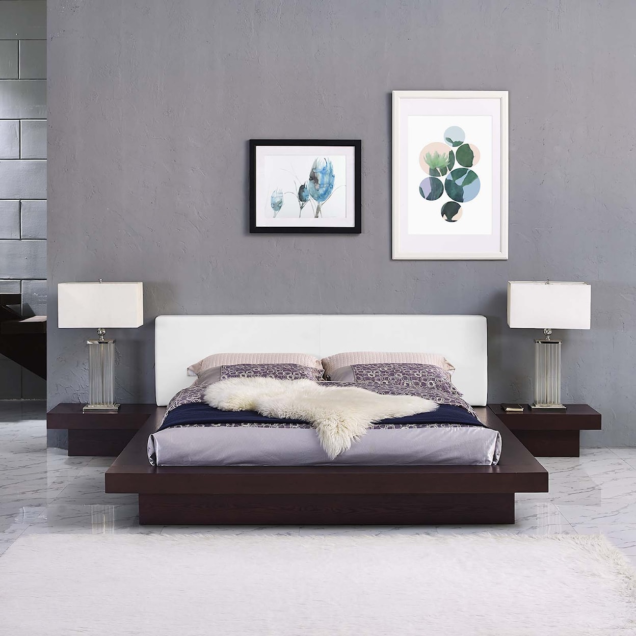 Modway Freja 3 Piece Queen Bedroom Set