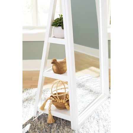 Floor Standing Mirror With Storage