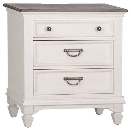 3-Drawer Nightstand