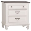 Liberty Furniture Allyson Park 3-Drawer Nightstand