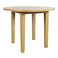 Contemporary Round Counter Height Table