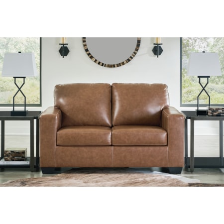 Leather Loveseat