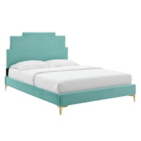 Performance Velvet Twin Platform Bed