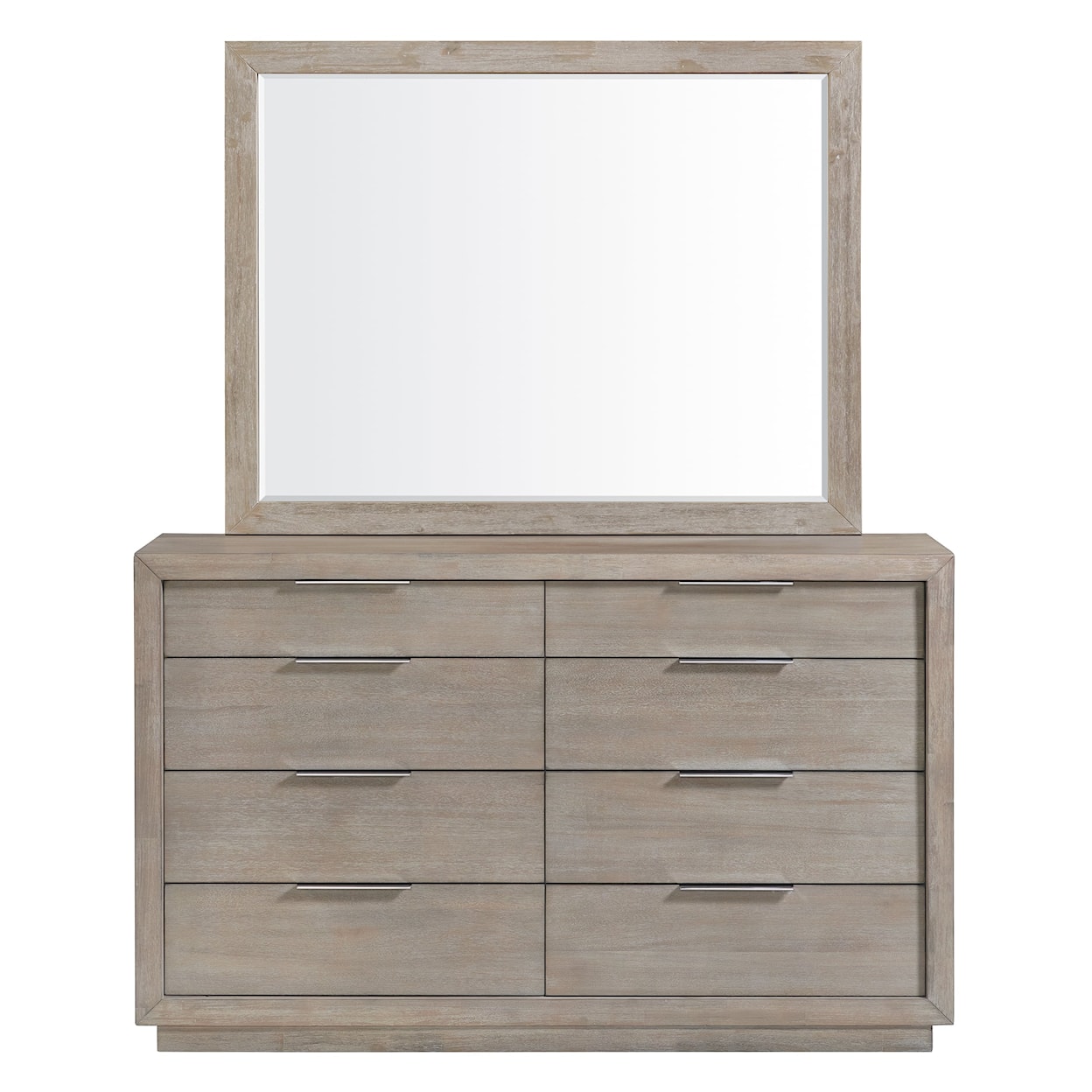 Elements International Arcadia Dresser and Mirror Set