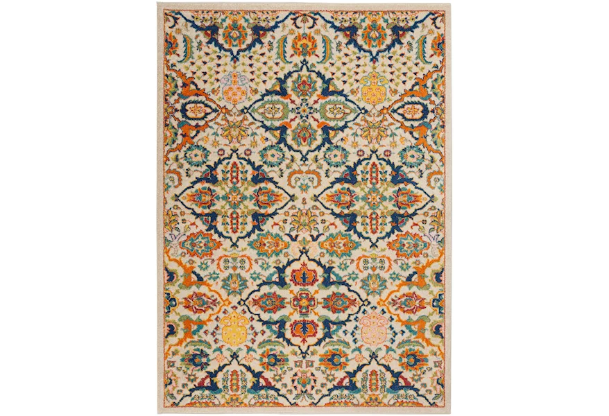 Allur 4' x 6'  Rug by Nourison at Home Collections Furniture