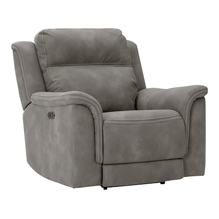 Power Recliner w/ Adj Headrest