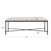 Uttermost Avenham Avenham Black Framed Bench