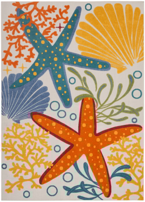 9' x 12' Multicolor Rectangle Rug
