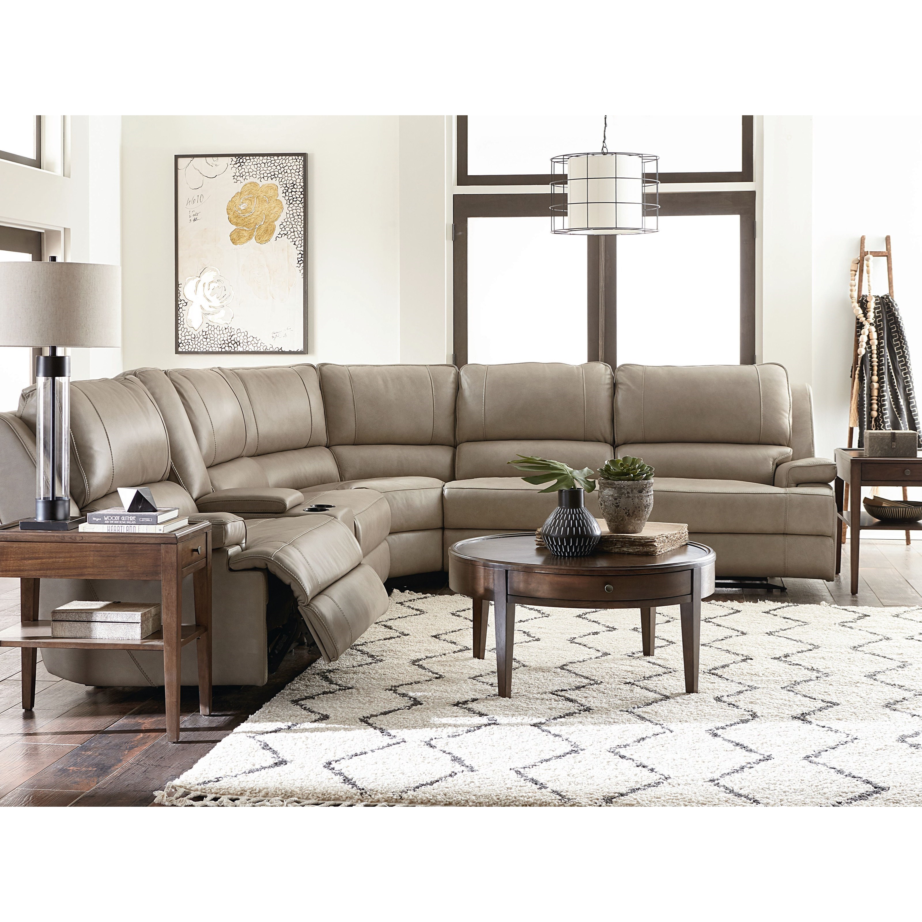 bassett reclining sectional