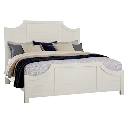 Queen Scalloped Bed