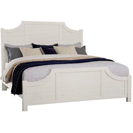 Scalloped California King Bed
