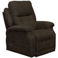 Casual Power Headrest Lay Flat Lift Recliner with Heat and Massage