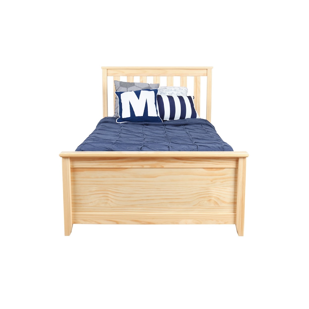 Jackpot Kids Single Beds Youth Twin Single Bed in Natural