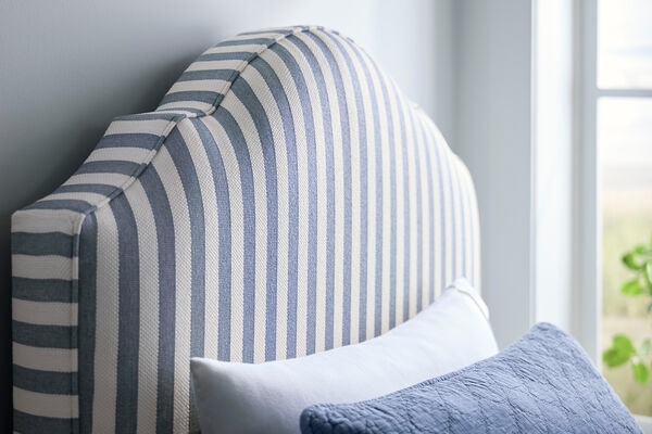 Customizable Twin Upholstered Bed