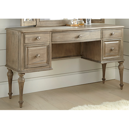 5-Drawer Vanity Desk