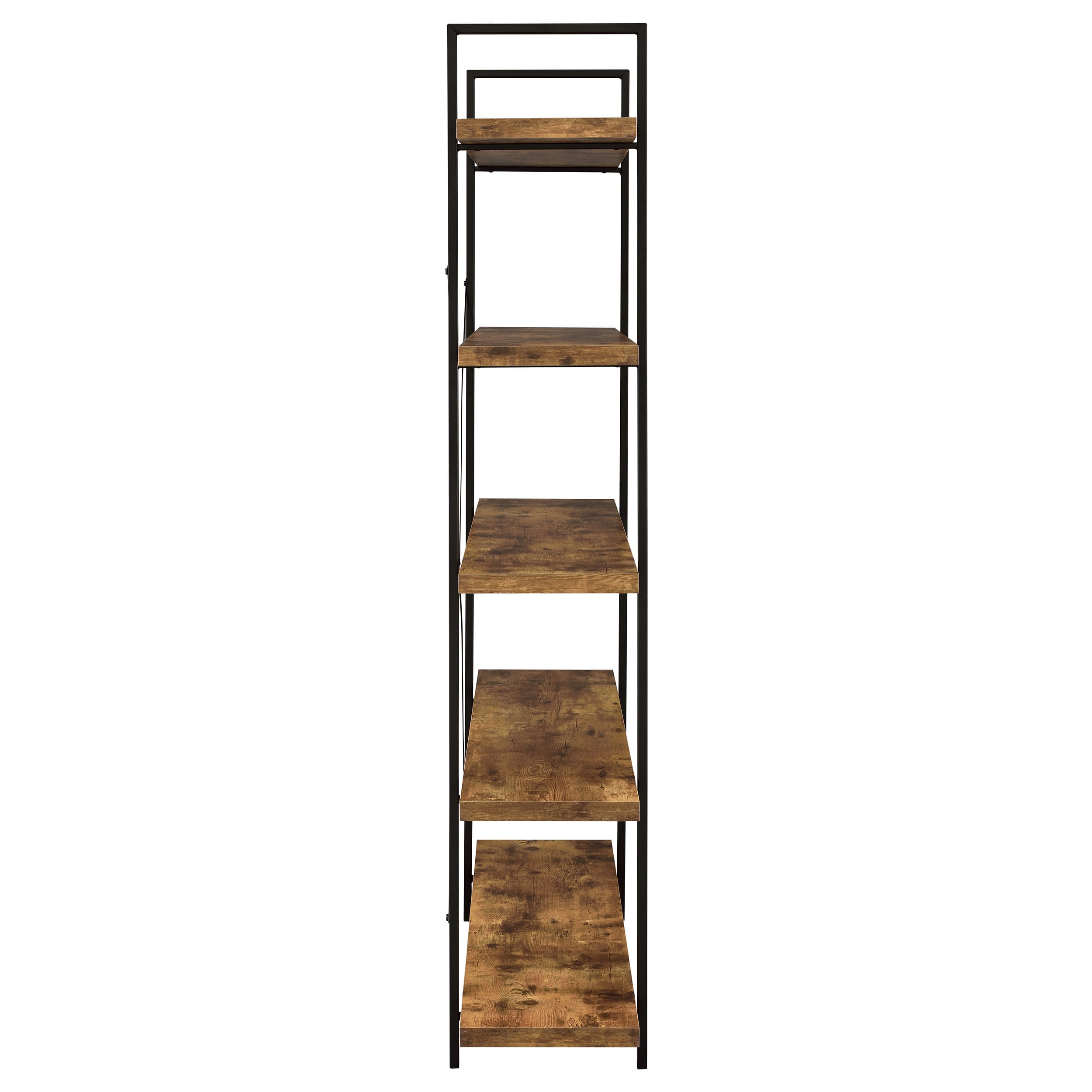 Coaster Cole 70784 NUTMEG 5 SHELF BOOKCASE 7 Day Furniture