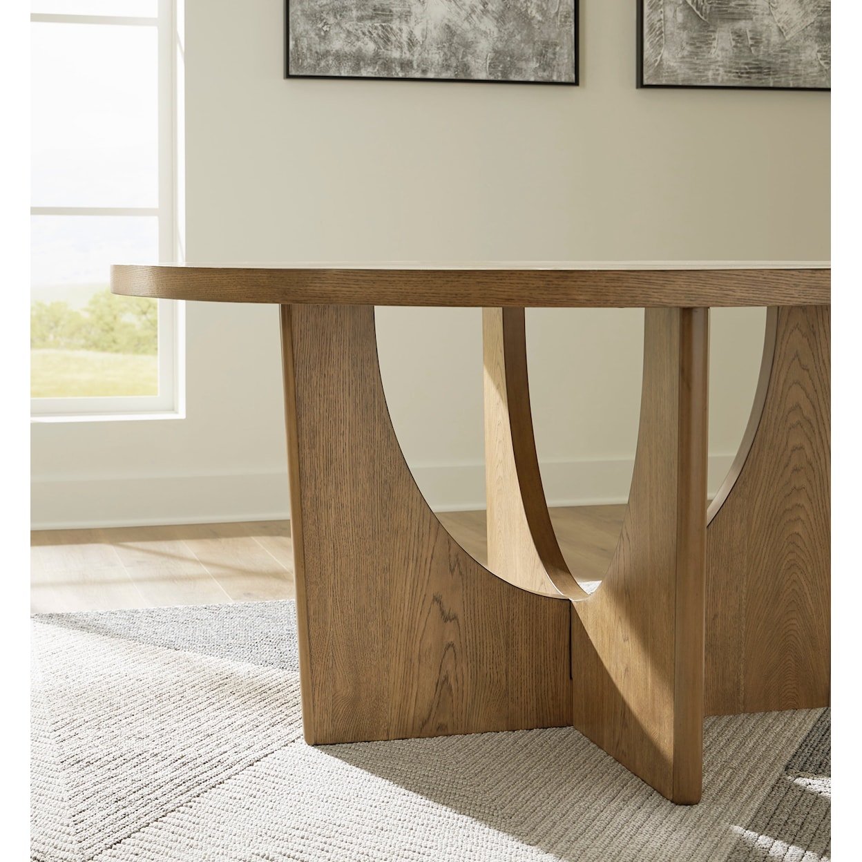 Ashley Furniture Signature Design Dakmore 7-Piece Dining Set