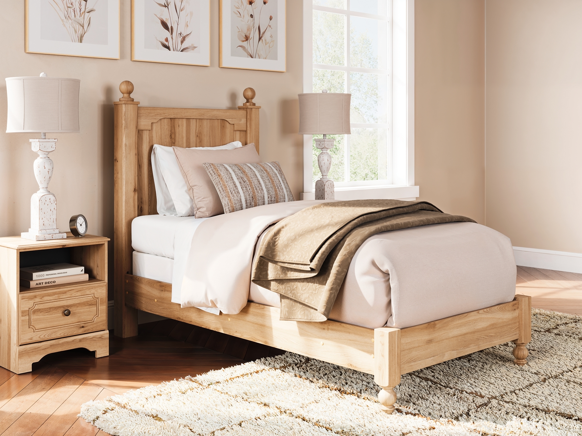 Signature Design by Ashley Aleaport Twin Panel Bed