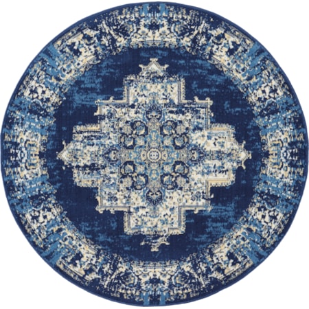 5'3" Round  Rug