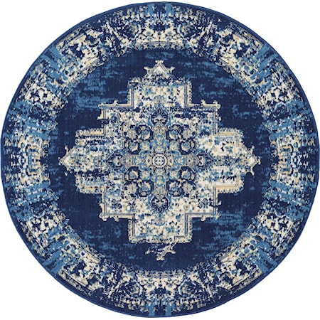 5'3" Round  Rug