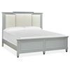 Magnussen Home Glenbrook Bedroom Cal.King Panel Bed w/Upholstered Headboard