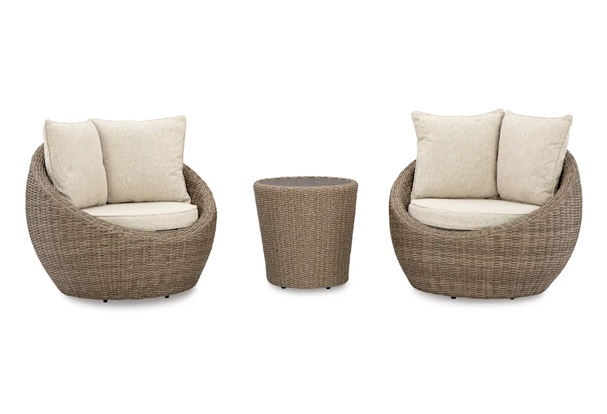 Danson 3-Piece Outdoor Group by Ashley (Signature Design) at Johnny Janosik