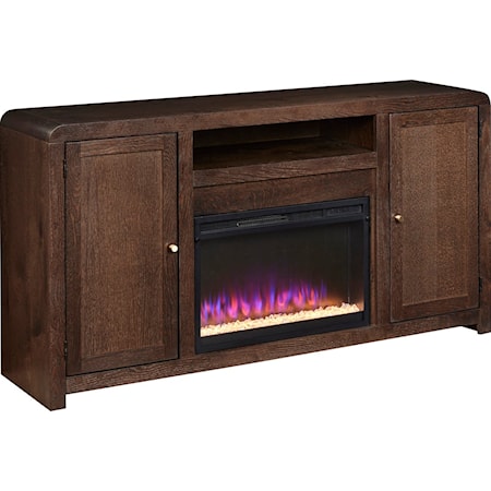 66&quot; Fireplace Console