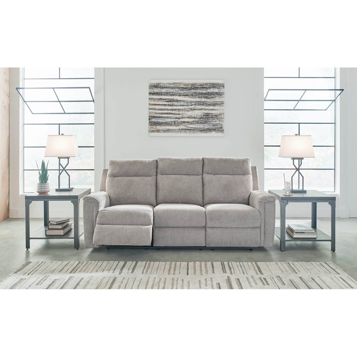 Ashley Signature Design Barnsana Reclining Power Sofa