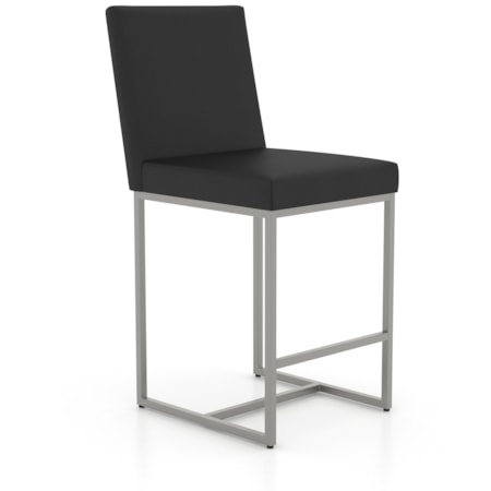 Upholstered fixed stool