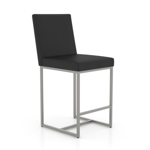 Upholstered fixed stool