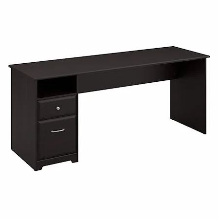 72W Single Pedestal Desk