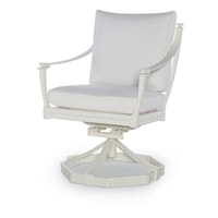 Outdoor Swivel Rocker Dining Chair