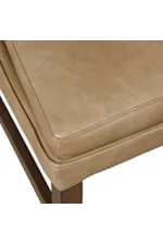 Jofran Carson's Oak Transitional Dining Chair with Upholstered Seat
