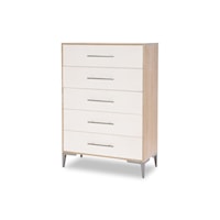 Coastal Drawer Chest with 5 Drawers