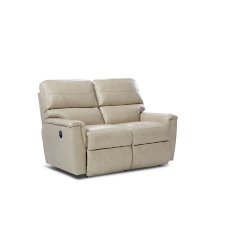 Power Reclining Loveseat w/ Headrest &amp; Lumbr