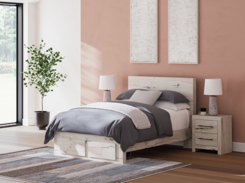 Full Panel Storage Bed