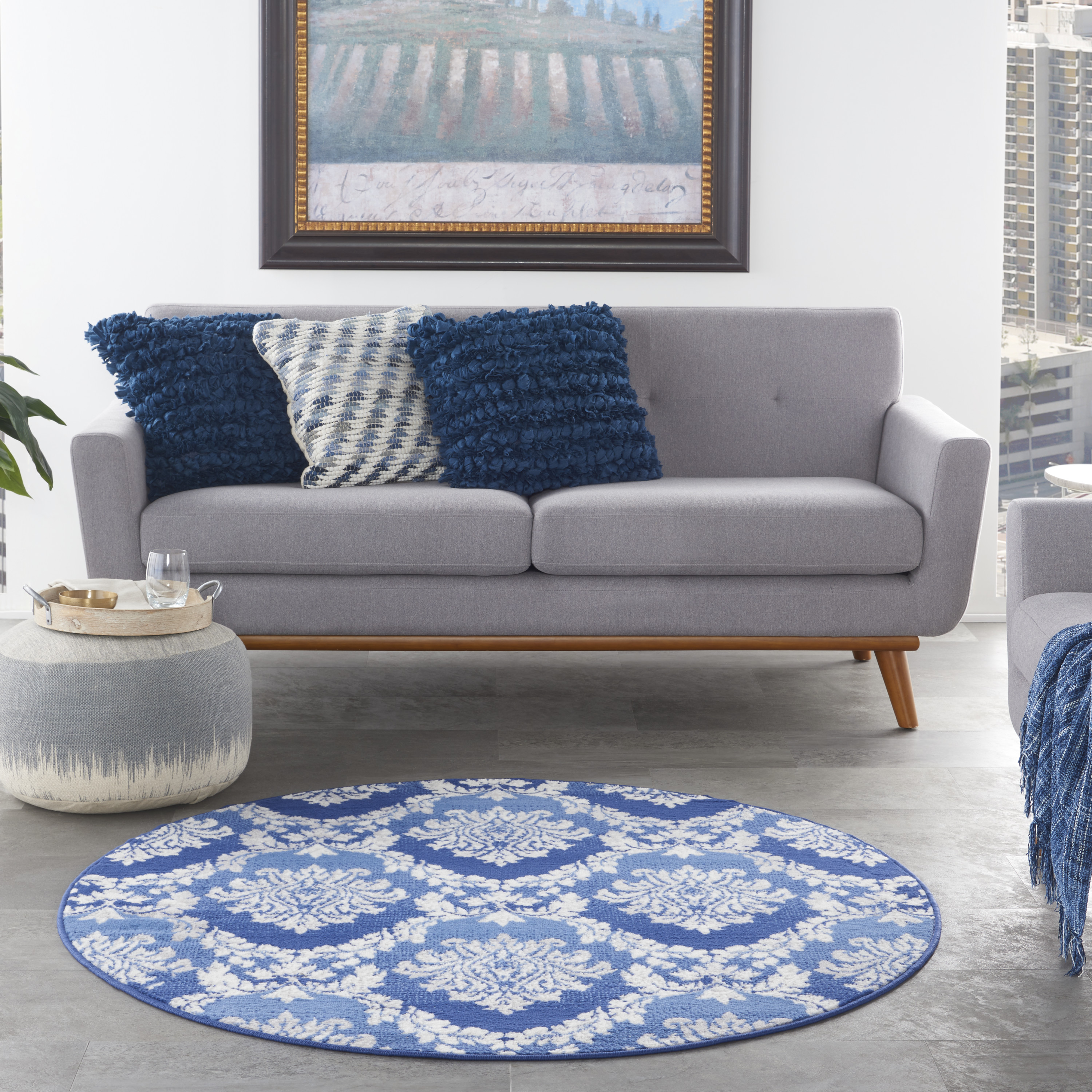 Nourison Whimsicle 5' Round  Rug