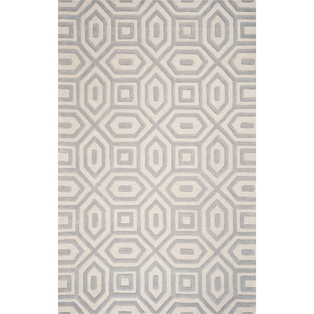 27" X 45" Grey Escape Rug