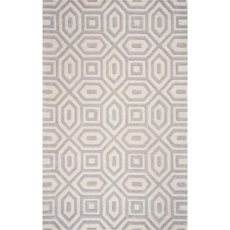 27" X 45" Grey Escape Rug