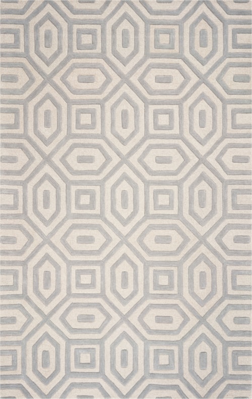 27" X 45" Grey Escape Rug