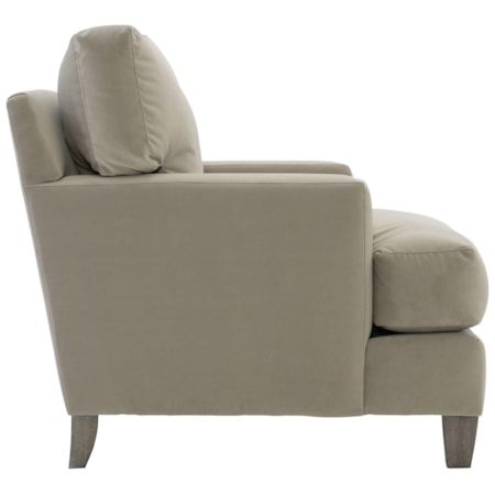 Mila Fabric Chair Without Throw Pillows