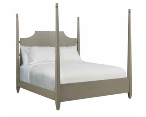 Transitional King Poster Bed