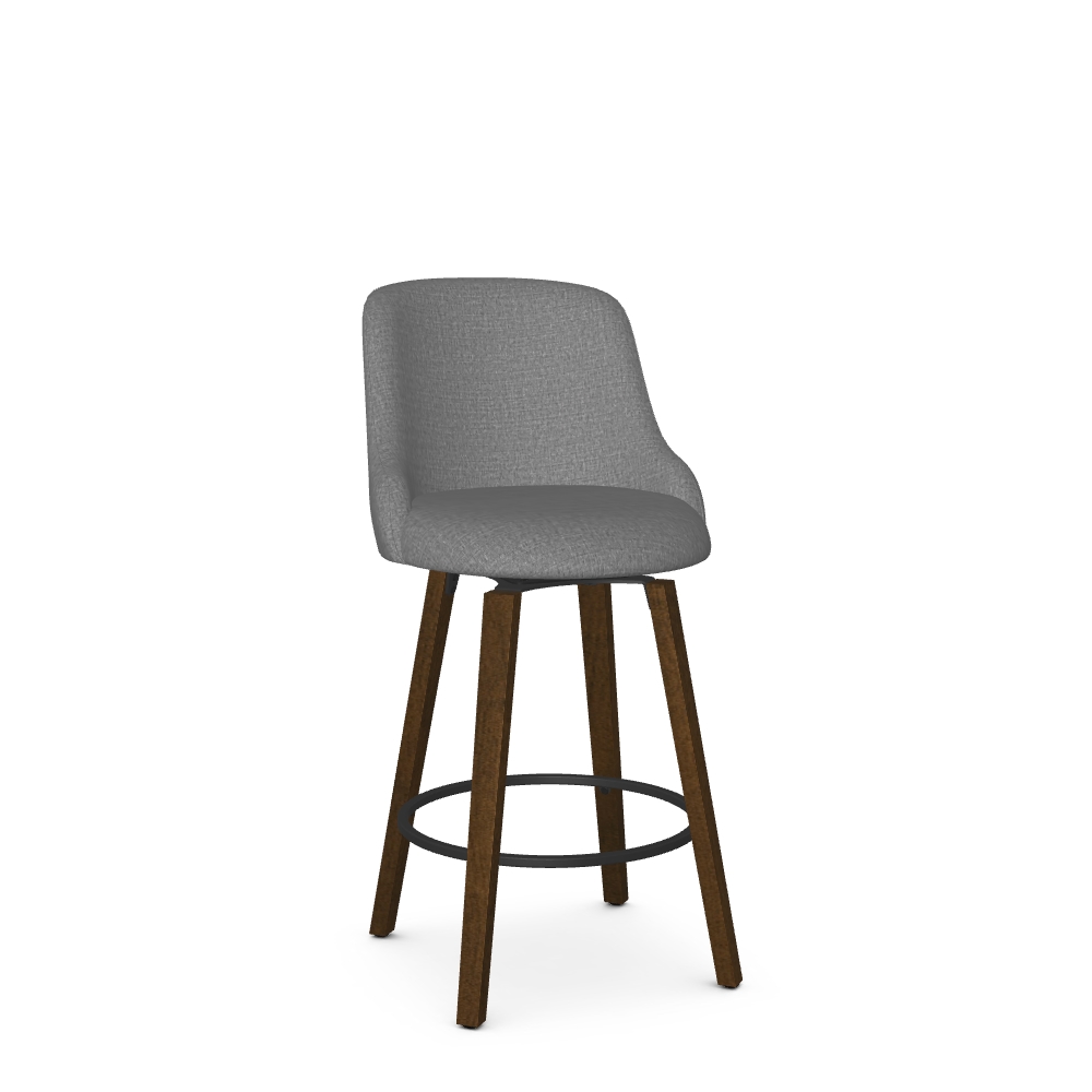 Upholstered Counter Height Swivel Stool